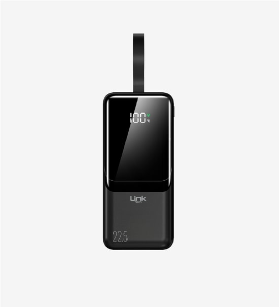 LinkTech LPB-EF98 Strong 22.5W 45000mAh Siyah Powerbank - Çevre Dostu, LED Ekranlı, Type-C ve USB-A Hızlı Şarj Destekli