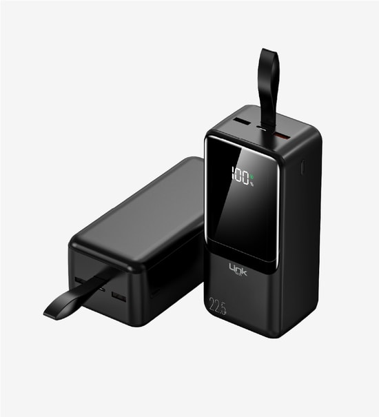 LinkTech LPB-EF98 Strong 22.5W 45000mAh Siyah Powerbank - LED Ekranlı, Type-C ve USB-A Hızlı Şarj Destekli