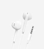LinkTech H35 Beyaz Kulak İçi Kablolu Mikrofonlu Kulaklık - 10mm Kompozit Sürücü, Baslı Hi-Fi Ses, 3.5mm AUX, 120cm Kablo