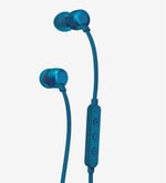 LinkTech LHF-H73 Mikrofonlu Mavi Kulak İçi Kablolu Kulaklık - Yüksek Bas, 3.5mm AUX, 9mm Sürücü, EQ Modu, 120cm Kablo