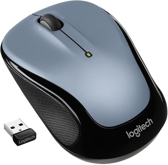 Logitech M325S Gri Kablosuz Mouse (910-006813) - 2.4 GHz, 1000 DPI Optik Sensör, 2.4g Nano USB Alıcı, 3 Tuşlu