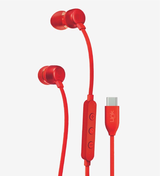 Linktech LHF-H74 Type-C Mikrofonlu Ekstra Bass Siyah Kulak İçi Kablolu Kulaklık - Düz Kablo, 3 EQ Modu, Çağrı Yanıtlama