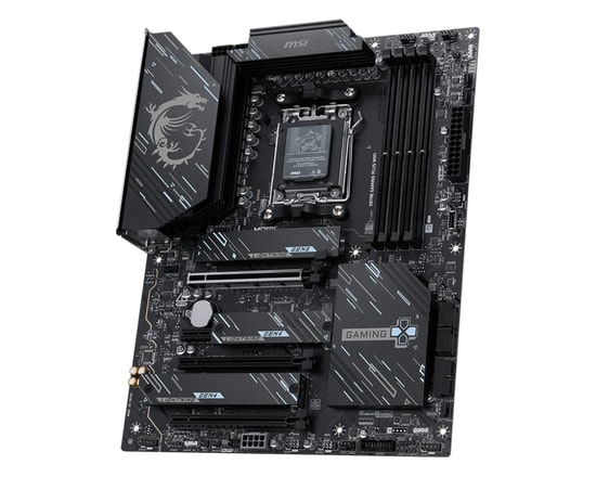 MSI X870E Gaming Plus Wifi Anakart: AM5, DDR5 8200MHz(OC), 3xM.2, USB 40Gbps, 5G LAN, WiFi 7, BT 5.4, RGB, PCIe 5.0, ATX