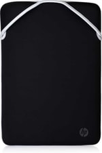 HP Reversible Protective Siyah/Gümüş 15.6" Laptop Kılıfı (2F2K5AA): Çift Taraf Ters Çevrilebilir, Koruyucu, İnce Neopren