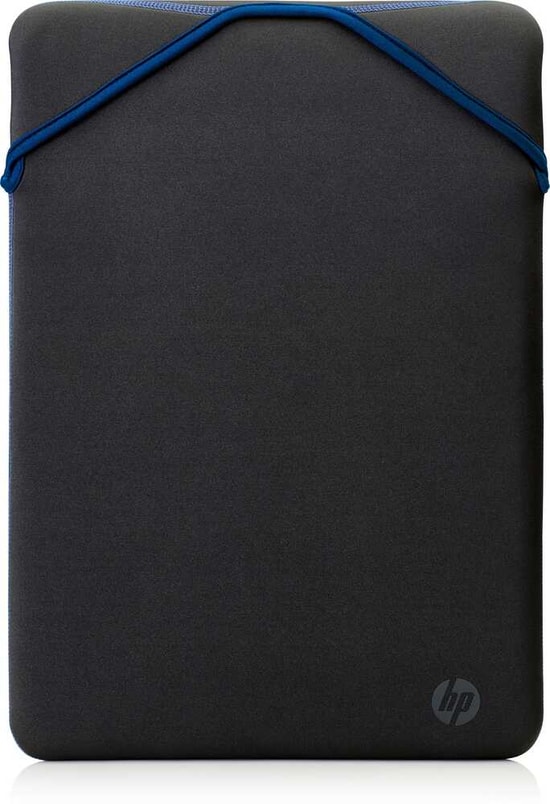 HP Reversible Protective Siyah/Mavi 15.6" Laptop Kılıfı (2F1W8AA): Çift Taraf Ters Çevrilebilir, Koruyucu, İnce Neopren