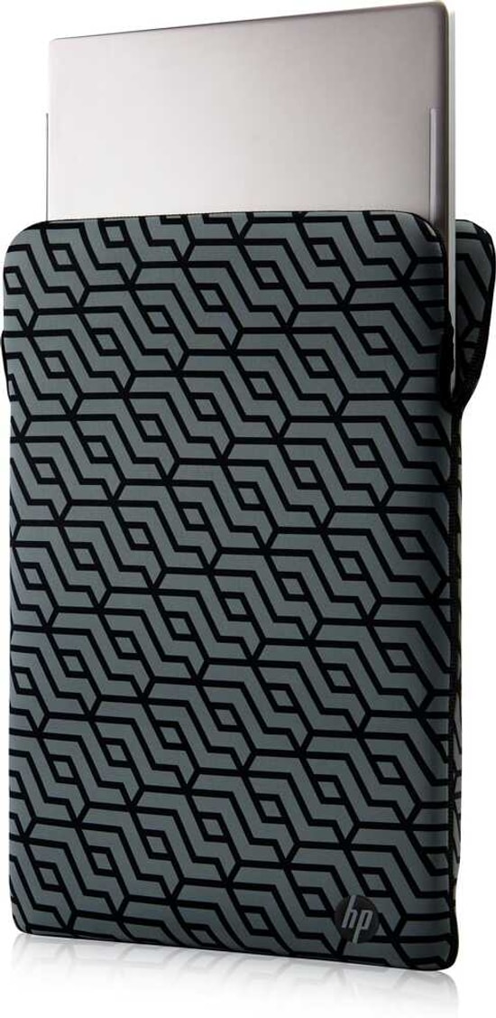 HP Reversible Protective Siyah/Geo 14.1" Laptop Kılıfı (2F2L4AA): Çift Taraflı Ters Çevrilebilir, Koruyucu, İnce Neopren