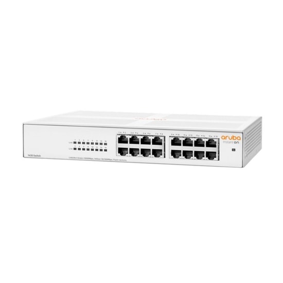 HPE Aruba Instant On 1430-16G Masaüstü 8 Port Gigabit Switch (R8R47A) - Yönetilemez, Tak Çalıştır Ağ Anahtarı