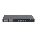 Dahua LR2218-16ET-240 16 Port 100Mbps E-PoE Switch - 8 Port 800 Metre E-PoE 240W, 2 Gigabit Uplink, 2 SFP, Web Yönetimli