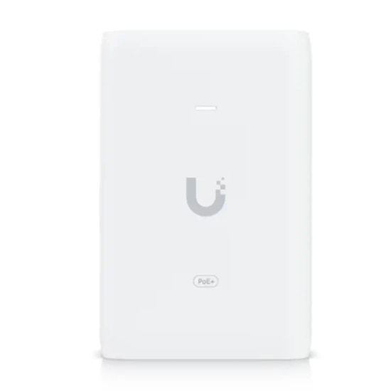 Ubiquiti U-POE+ 30W PoE+ Enjektör - 802.3at U-POE-AT, 48V, Gigabit, Aşırı Gerilim ve Sıkıştırma Korumalı