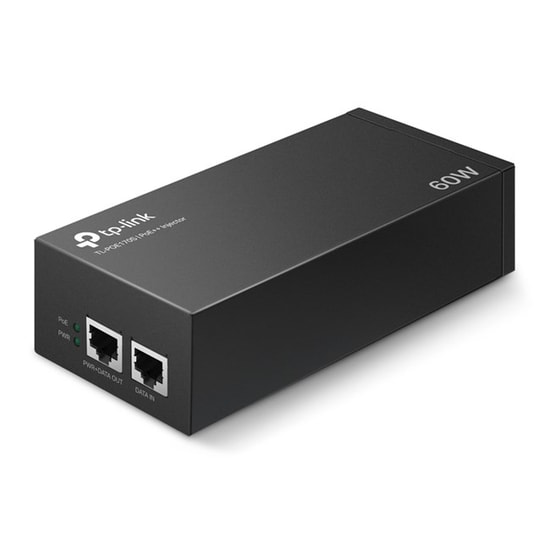 TP-Link Omada TL-POE170S 60W PoE++ Gigabit Enjektör - 802.3af/at/bt, 48V, Tak Çalıştır, Metal Kasa, PoE Adaptör