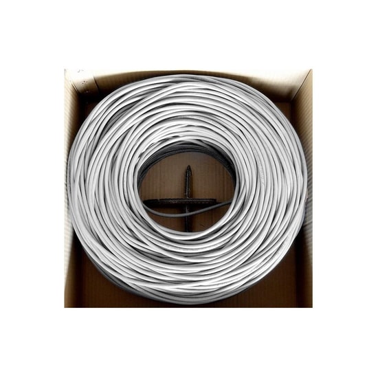 Frisby FR-CAT601 CAT6 Gri CCA Data Kablosu - 305 Metre, 23AWG, 58mm, Yüksek Hızlı UTP Network Kablosu