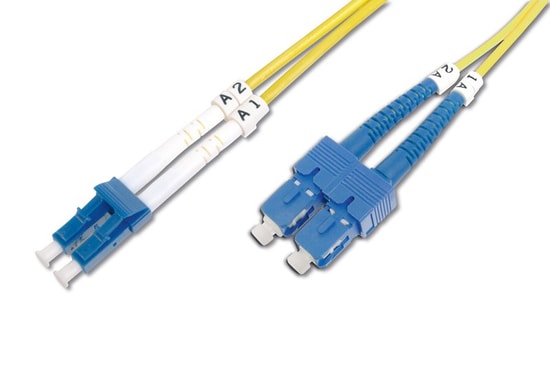 Digitus Fiber Optik Singlemode Sarı 3 Metre OS2 LC/SC Patch Kablo (DK-2932-03) - Yüksek Performanslı, Düşük Kayıplı