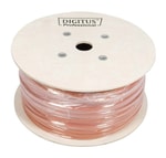 Digitus CAT7 Turuncu 10GBit Zırhlı Saf Bakır Makara Kablo (DK-1743-VH-5) - 500 Metre, S/FTP, AWG23, 25 Yıl Garanti