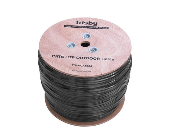 Frisby FNW-CAT624 CAT6 Outdoor Data Kablosu - 305 Metre, 23AWG, 0.58mm, Dış Mekan Kullanımına Uygun Ağ Kablosu