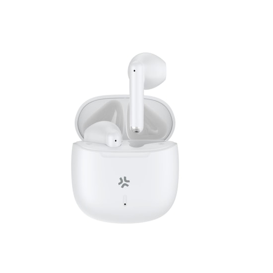 Celly BUZ2WH Beyaz Kablosuz Kulak İçi Kulaklık - 2 Mikrofon, Dokunmatik Sensör, Ergonomik Konforlu Kullanım, 10m Menzil