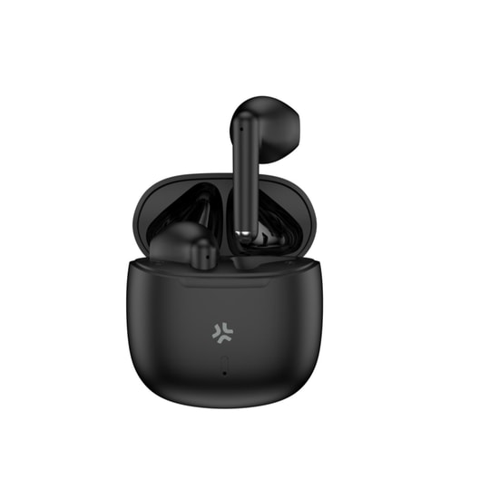 Celly BUZ2BK Siyah Kablosuz Kulak İçi Kulaklık - 2 Mikrofon, Dokunmatik Sensör, Ergonomik Konforlu Kullanım, 10m Menzil