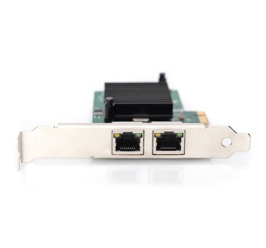 Digitus 2 Port Gigabit Ethernet PCI Express Kartı (DN-10132) - 1000Mbps, 32Bit, PCIx1, Low Profile, Hızlı Bağlantı