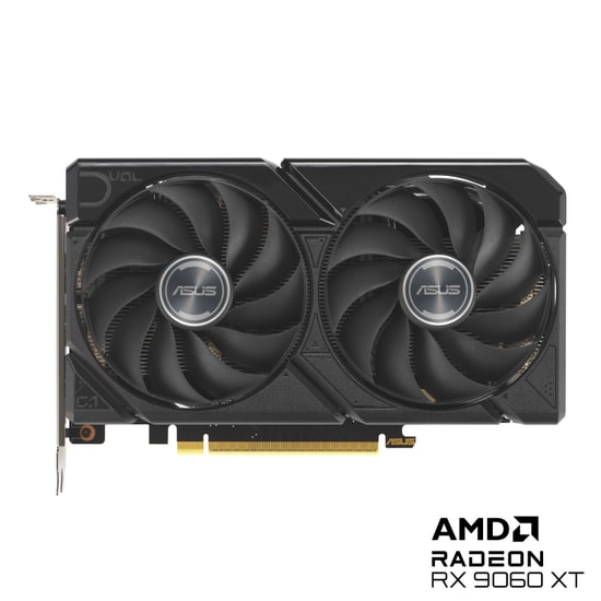 Asus GeForce RX 9060 XT Dual 8GB GDDR6 Ekran Kartı (DUAL-RX9060XT-8G) - 128Bit, 3150MHz, RDNA 4.0, HDMI 2xDP, SFF Uyumlu