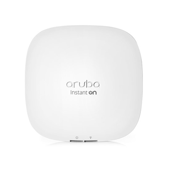 HPE Aruba Instant On AP22 AX1800 WiFi 6 Access Point (R4W02A) - 2 Dahili Anten MU-MIMO, 1Gbps RJ45, PoE Destekli, MSSID