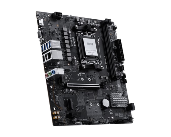 MSI PRO B840M-B AMD B840 Micro ATX Anakart - AM5, DDR5 8000MHz (OC), Çift M.2, HDMI 2.1, VGA, USB-C, 2.5Gbit LAN