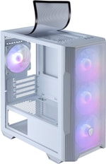MSI MAG FORGE M100R Beyaz Temperli Camlı ARGB Fanlı mATX Oyuncu Kasası - 4x120mm Fan, USB 3.2, 2x2.5" 3x3.5" Yuva