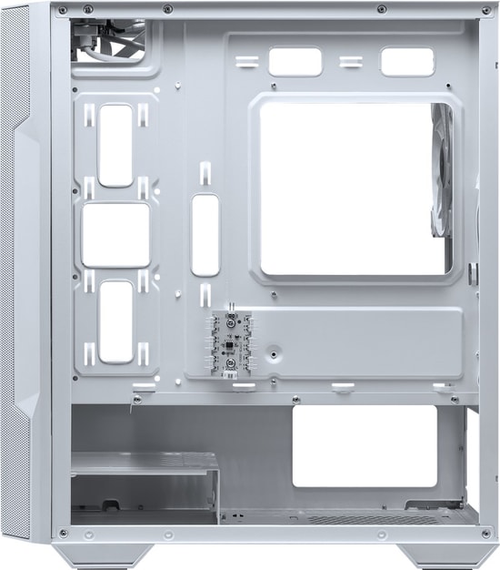 MSI MAG FORGE M100R Beyaz Temperli Camlı ARGB Fanlı mATX Oyuncu Kasası - 4x120mm Fan, USB 3.2, 2x2.5" 3x3.5" Yuva
