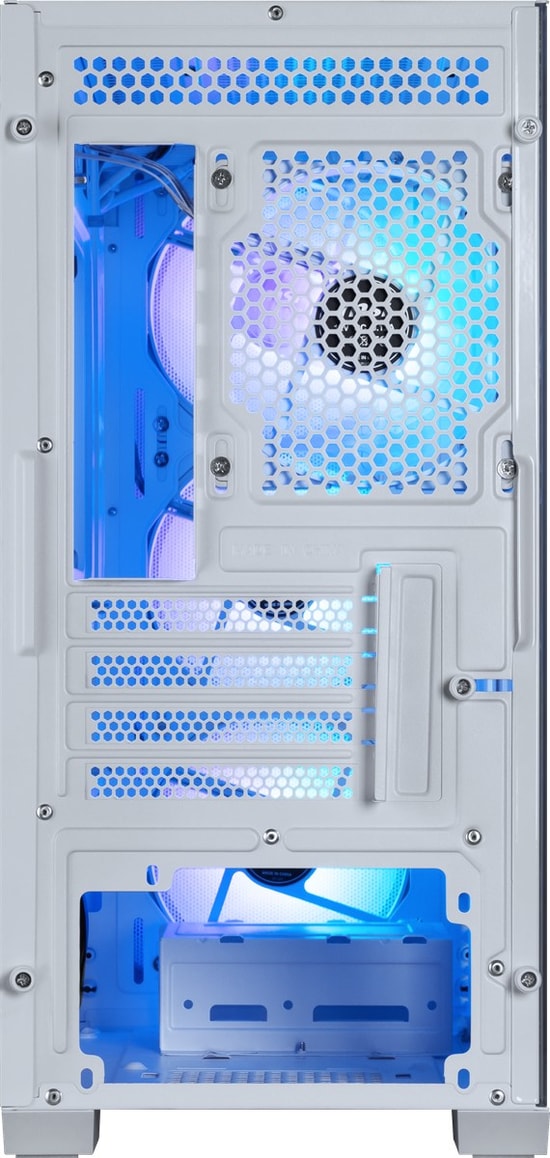 MSI MAG FORGE M100R Beyaz Temperli Camlı ARGB Fanlı mATX Oyuncu Kasası - 4x120mm Fan, USB 3.2, 2x2.5" 3x3.5" Yuva