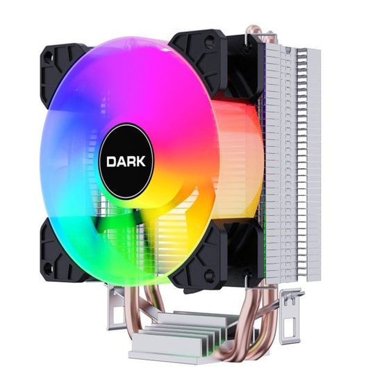Dark Freezer X93 FRGB Kule Tipi İşlemci Soğutucu (DKCCX93) - Intel & AMD Uyumlu, 92mm Fan, 2xBakır Boru, Hidrolik Rulman