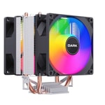 Dark Freezer X94BL FRGB İşlemci Soğutucu (DKCCX94BL) - 2x92mm Fan, Intel&AMD Uyumlu, PWM, 4xBakır Borulu, Mavi Led