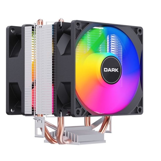 Dark Freezer X94BL FRGB İşlemci Soğutucu (DKCCX94BL) - 2x92mm Fan, Intel&AMD Uyumlu, PWM, 4xBakır Borulu, Mavi Led