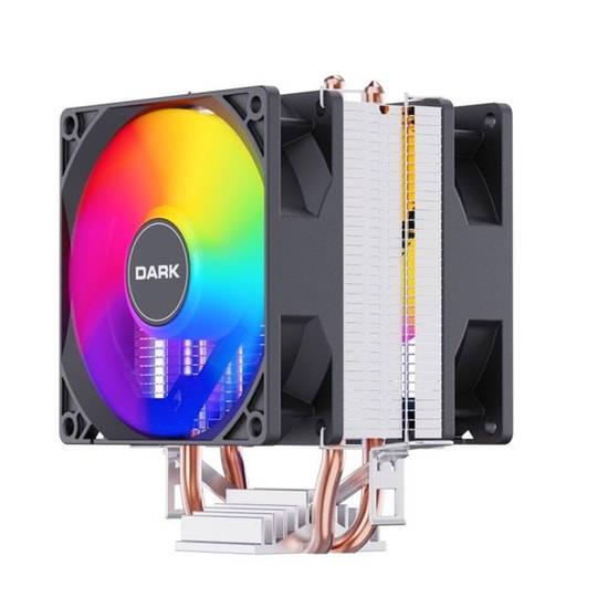 Dark Freezer X94BL FRGB İşlemci Soğutucu (DKCCX94BL) - 2x92mm Fan, Intel&AMD Uyumlu, PWM, 4xBakır Borulu, Mavi Led