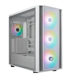 Cooler Master MasterBox 600 TG ARGB Beyaz Mesh Mid Tower E-ATX Kasa (MB600-WGNN-S00) - 3x14cm Fan, Temperli Cam