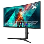 NPC 34" MP3429-Y 4K UHD 165Hz Kavisli VA Oyun Monitörü - 3440x1440, 1ms, 1500R, 2xHDMI, 2xDP, HDR10, Vesa, Adaptive Sync