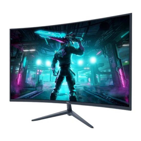 NPC 23.6" MD240K-V181 Full HD 170Hz Kavisli Gaming Monitör - 1ms, 1920x1080, 200nits, HDMI, DP, Vesa, Freesync