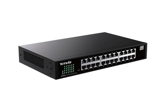 Tenda TEG2224D 24 Port Gigabit Bulut Yönetimli Masaüstü Switch - 24xGE RJ45 Port, Metal Kasa, VLAN, DHCP, lGMP