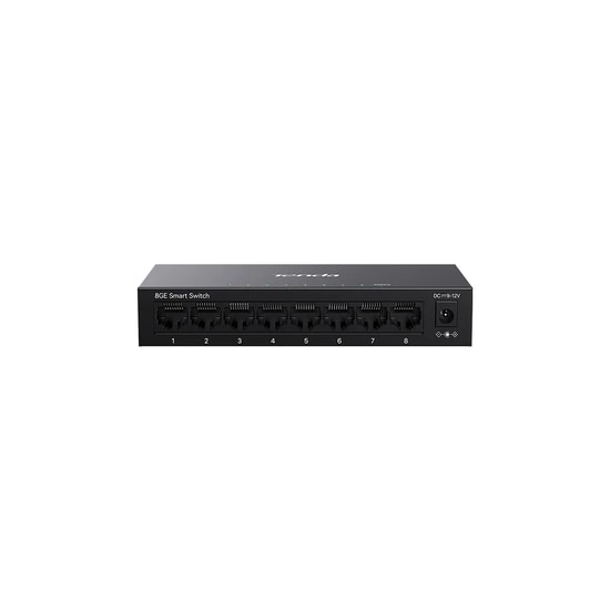 Tenda TEG2208D 8 Port Gigabit Bulut Yönetimli Masaüstü Switch - 8xGE RJ45 Port, Metal Kasa, VLAN, DHCP, lGMP