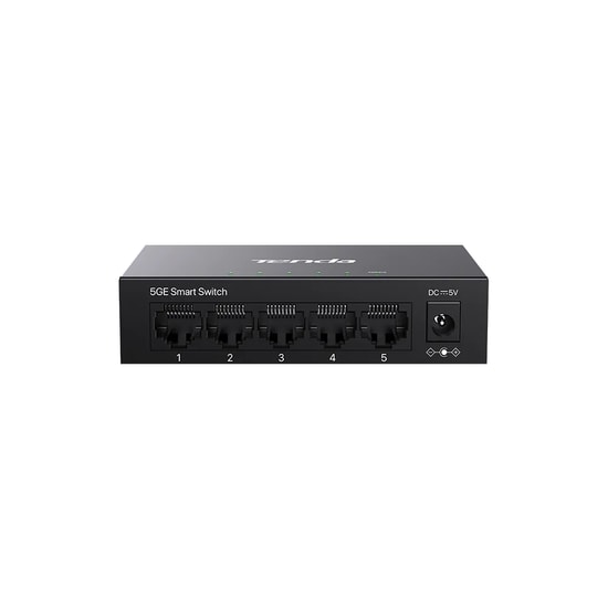 Tenda TEG2205D 5 Port Gigabit Bulut Yönetimli Masaüstü Switch - 5xGE RJ45 Port, 10Gbps, Metal Kasa, VLAN, DHCP, lGMP