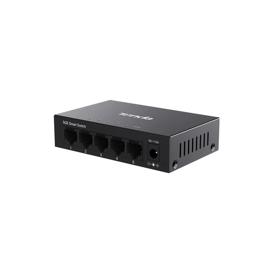 Tenda TEG2205D 5 Port Gigabit Bulut Yönetimli Masaüstü Switch - 5xGE RJ45 Port, 10Gbps, Metal Kasa, VLAN, DHCP, lGMP