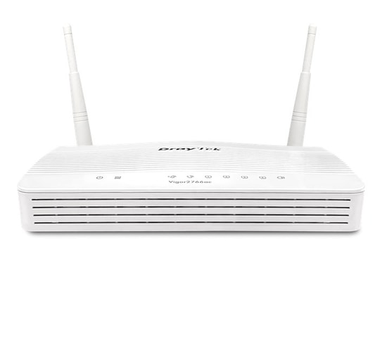 Draytek Vigor 2766ac VDSL/ADSL Gigabit WiFi 5 VPN Router Modem - AC1200, 802.11ac, 2x2 MIMO, 4xGE LAN, 1 WAN, 2xUSB