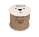 Digitus CAT6 Gri UTP Saf Bakır Makara Kablo (DK-1613-VH-5/GREY) - 500 Metre, Yangına Dayanıklı, AWG23, 25 Yıl Garantili