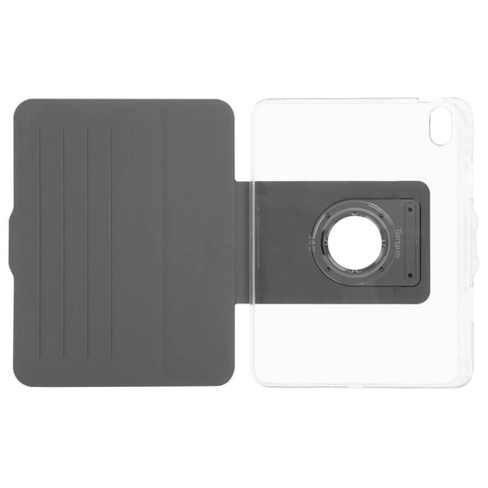 Targus VersaVu iPad 10.9" Şeffaf Kılıf (TARTHD936GL) - Askeri Standart Düşme Koruması, 360 Döndürme, Kalemlik