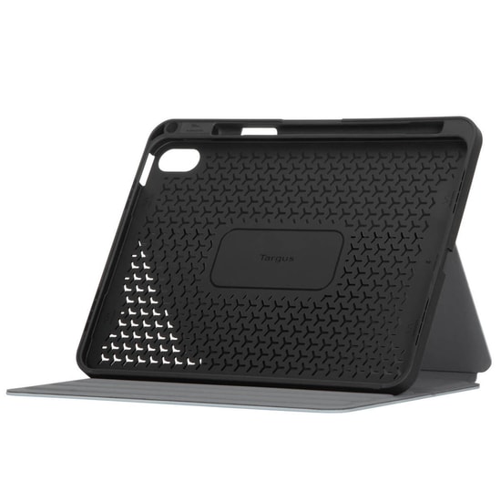 Targus Click-In iPad 10.9 (10. Nesil) Gümüş Tablet Kılıfı (THZ93211GL) - Darbe Dayanıklı, Çoklu Açı, Kalem Yuvalı