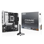 ASUS PRIME B850M-A WIFI Anakart: AMD AM5, DDR5 8000MHz (OC), 3xM.2, USB 3.2, HDMI, 2xDP, WiFi 6E, 2.5G LAN, mATX