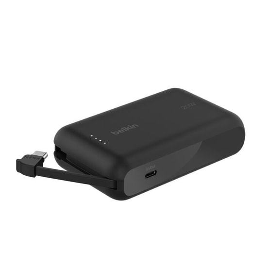 Belkin BoostCharge BPB024 20.000mAh 30W USB-C Kablolu Powerbank - Siyah (BPB024HQBK) Taşınabilir Hızlı Şarj Cihazı