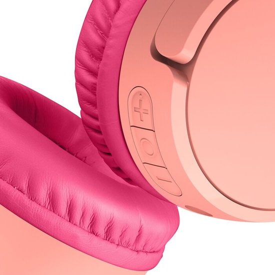 Belkin SoundForm Mini Kids Pembe Kablosuz Çocuk Kulaklığı (AUD002BTPKV3) - BT 5.0, Kafa Üstü, Mikrofonlu, 28 Saat Pil