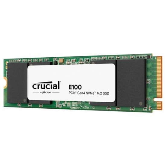 Crucial E100 1TB NVMe M.2 2280 NAND SSD (CT1000E100SSD8) - 5000/4500MB/s Okuma/Yazma, PCIe Gen 4x4, ECC, TRIM