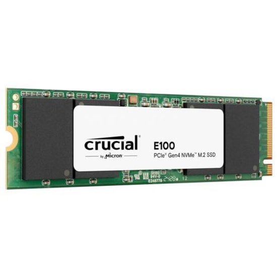 Crucial E100 1TB NVMe M.2 2280 NAND SSD (CT1000E100SSD8) - 5000/4500MB/s Okuma/Yazma, PCIe Gen 4x4, ECC, TRIM
