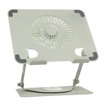 Frisby FNC-5180ST Gümüş Alüminyum Katlanır Taşınabilir Laptop Standı (10-17") - Ayarlanabilir Yükseklik, Kompakt Tasarım