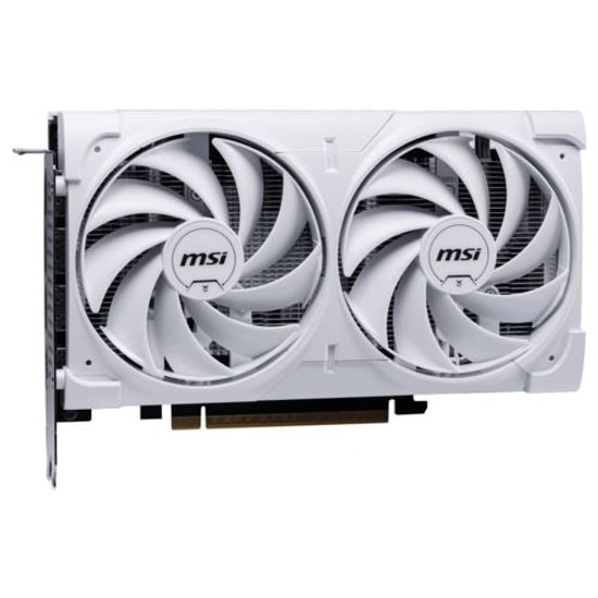MSI GeForce RTX 5060 Ventus 2X OC Beyaz 8GB GDDR7 Ekran Kartı - 128bit, DX12, PCIe 5.0, 3xDisplayPort HDMI, Ray Tracing