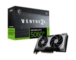 MSI GeForce RTX 5060 Ti Ventus 2X OC PLUS 16GB GDDR7 - 128 Bit, HDMI 2.1, 3xDisplayPort 1.4a, PCIe 5.0 Ekran Kartı